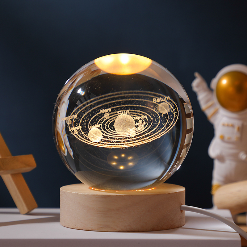 Universe Series Luminous Crystal Ball Small Night Light Desktop_001